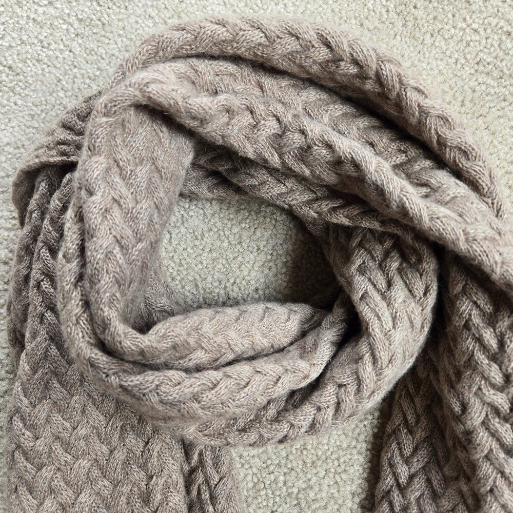 Portolano Thick Oversized Cashmere/Silk/Wool Scarf
